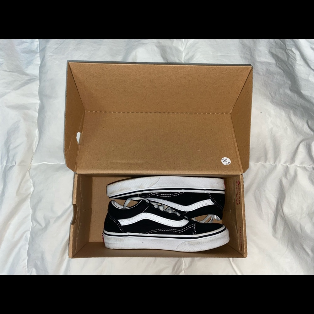 *SOLD* Boys Old School Vans Size 1.5